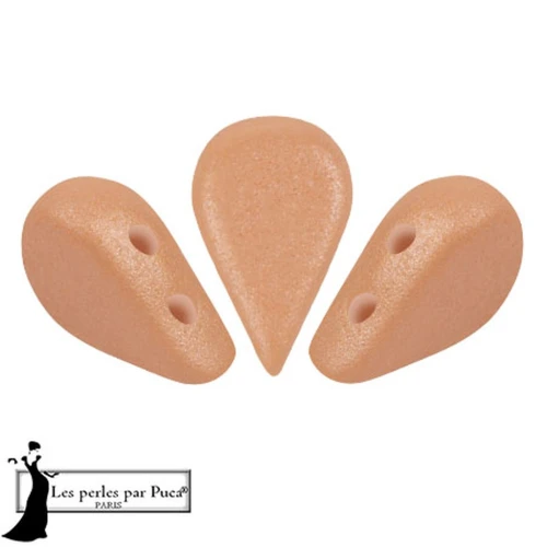 Perle di vetro Amos® by Puca® 5x8 mm - Vogue Orange Peach Mat x10g