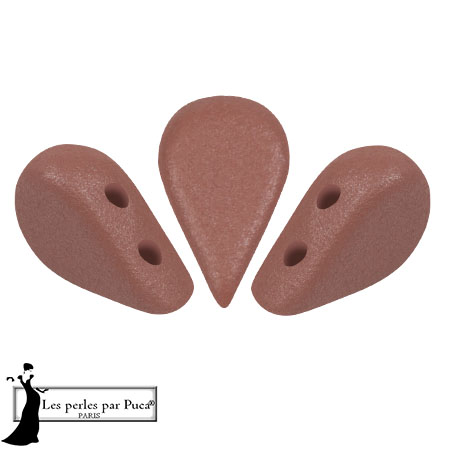 Perle di vetro Amos® by Puca® 5x8 mm - Vogue Terracotta Mat x10g