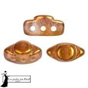 Perle di vetro Volos® di Puca® 4x8 mm - Candy Caramel x10g|raw }}