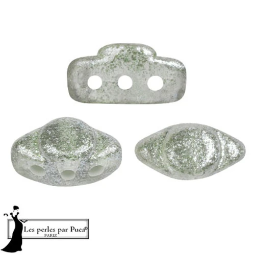 Perle di vetro Volos® di Puca® 4x8 mm - Candy Light Mint x10g