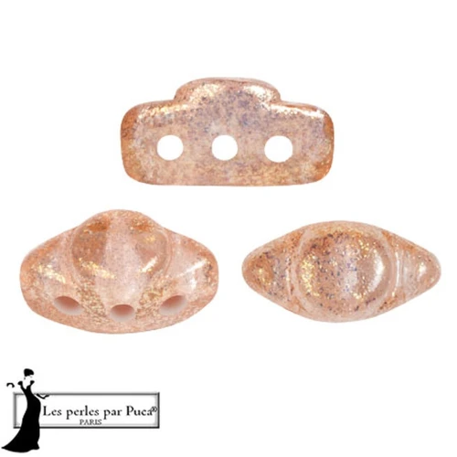 Perle in vetro Volos® di Puca® 4x8 mm - Candy Peach x10g