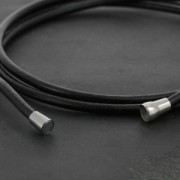 Chiusura magnetica per bracciale a cordoncino da 5 mm - Argento 925 Dorato x1