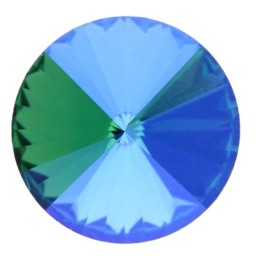 Cabochon Aurora A1122 Rivoli 10 mm - Acquamarina luccicante x1