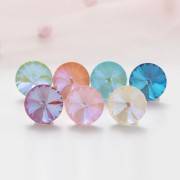 Cabochon Aurora A1122 Rivoli 14 mm - Rubino x1