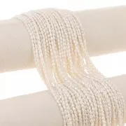 Perle d'acqua dolce a grani di riso - 3x2,5 mm - Grado AA Bianco x20