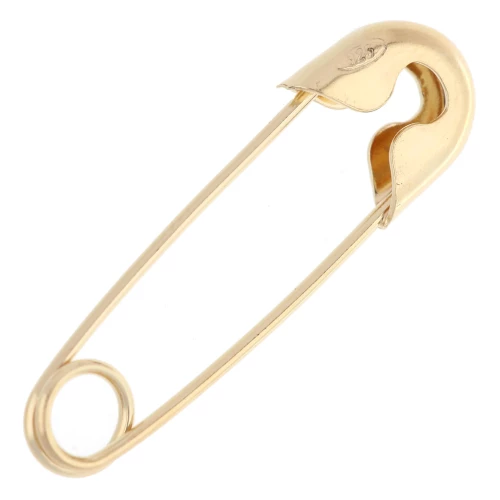 Spilla di sicurezza per gioielli da 28 mm - Argento 925 Dorato con oro fino x1
