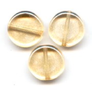 Dischi piatti mm. 10 Luster Topaz Gold x20|raw }}