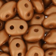 SuperDuo mm. 2.5x5 Satin Metallic Brick x10g