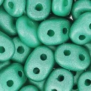 SuperDuo mm. 2.5x5 Satin Metallic Tealt x10g