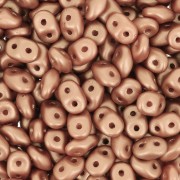 SuperDuo mm. 2.5x5 Satin Metallic Peach x10g|raw }}