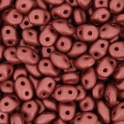 SuperDuo mm. 2.5x5 Satin Metallic Sangria x10g|raw }}