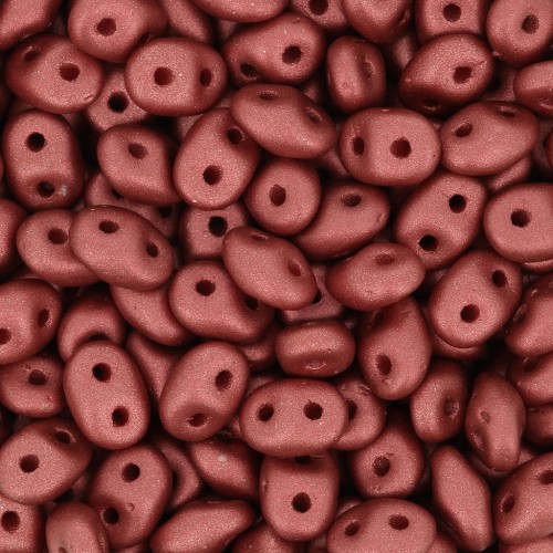 SuperDuo mm. 2.5x5 Satin Metallic Sangria x10g
