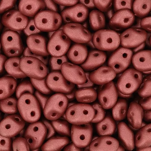 SuperDuo mm. 2.5x5 Satin Metallic Sangria x10g