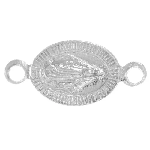 Distanziatore ovale 11,5x5 mm - Argento 925 x1