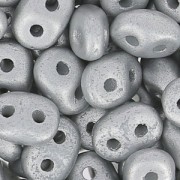 SuperDuo mm. 2.5x5 Silver Metallic Mat x10g