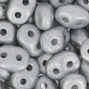 SuperDuo mm. 2.5x5 Silver Metallic Mat x10g