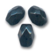 Olive sfaccettate mm 9x6 Jet x25|raw }}