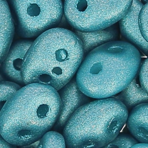 SuperDuo mm. 2.5x5 Satin Metallic Arctic Blue x10g