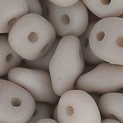 SuperDuo mm. 2.5x5 Opaque Light Wine Lees Silk Mat x10g|raw }}