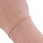 Catena a maglia Paloma 0,9 mm oro chiaro x 1 m