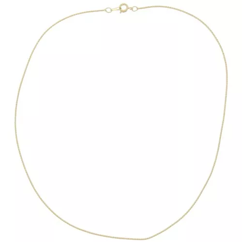 Girocollo maglia serpentina mm. 1.1 light gold x 45 cm