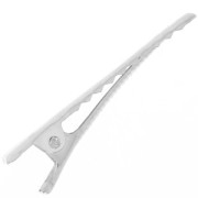 Pinza per capelli coccodrillo da decorare mm. 41 rodiato x1