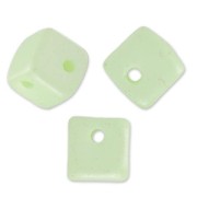 Cubi Crisscross 4 mm verde pastello Pearl x30|raw }}
