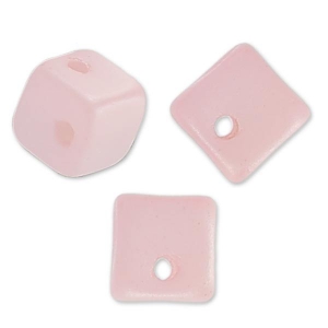 Cubi Crisscross 4 mm Pastel Rose Pearl x30