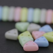 eMMA® Bead 3 x 6 mm Pastel Rose Pearl x5g