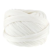 Nastro twill di seta Shibori White x10cm