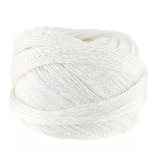 Nastro twill di seta Shibori White x10cm