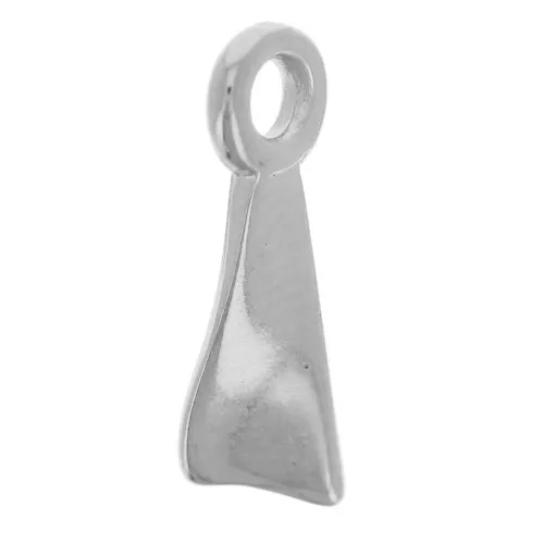 Ciondoli rettangolo effetto ritorto 12x4 mm - Placcatura argento antico x5