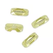 Terminali catena con palline mm. 1.5 light gold x10