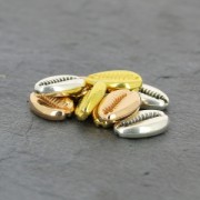 Separatore conchiglia 19 mm Dorato con oro fino con oro fino x1