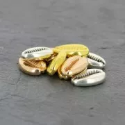 Separatore conchiglia 19 mm Dorato con oro fino con oro fino x1