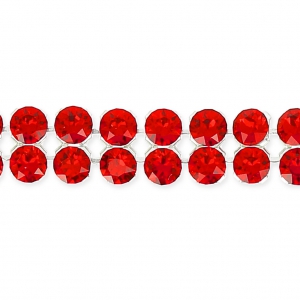 Swarovski Crystal Mesh 40001 2 file 5,3 mm Light Siam x5cm