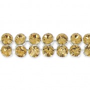 Swarovski Crystal Mesh 40001 2 file 5,3 mm Light Colorado Topaz x5cm|raw }}