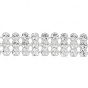Swarovski Crystal Mini Mesh 40601 3 file 5,3 mm Crystal x5cm