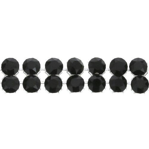 Swarovski Crystal Mesh 40001 2 file 5,3 mm Jet x5cm