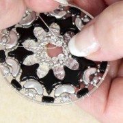 Swarovski Crystal Mesh 40001 2 file 5,3 mm Crystal Silver Night x5cm