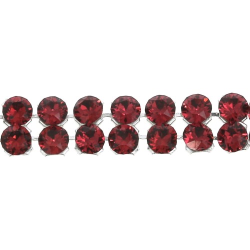 Swarovski Crystal Mesh 40001 2 file 5,3 mm Scarlet x5cm
