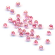 Perla Preciosa 11/0 2 mm - Crystal AB con interno rosa x 20 g