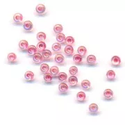 Perla Preciosa 11/0 2 mm - Crystal AB con interno rosa x 20 g
