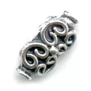 Perle metallo ovali mm. 14 x4