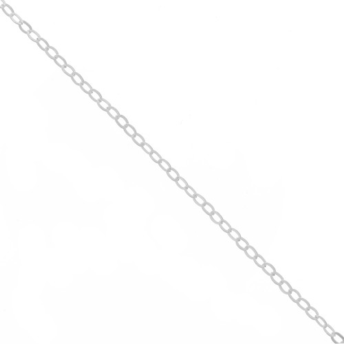 Catena maglia ovale 2.3 mm Argento 925 x1m