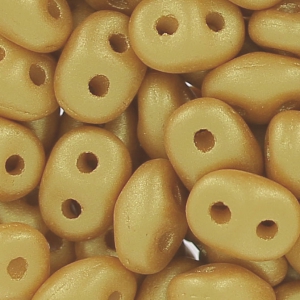 SuperDuo mm. 2.5x5 Apricot Metallic Mat x10g