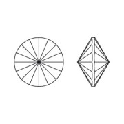 Cabochon Swarovski 1122 Rivoli 14 mm Emerald Custom Pastel x1