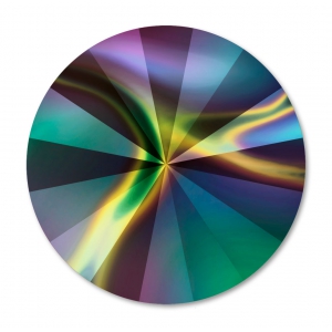 Cabochon Swarovski 1122 Rivoli 8 mm Crystal Rainbow Dark x1