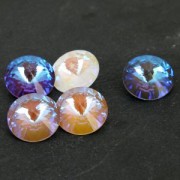 Cabochon Swarovski 1122 Rivoli 12 mm Crystal Army Green DeLite x1