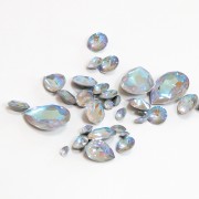 Cabochon Swarovski 1122 Rivoli 12 mm - Crystal Serene Gray Delite x1
